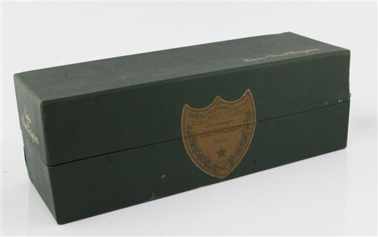 One bottle of Dom Perignon in original sealed box.